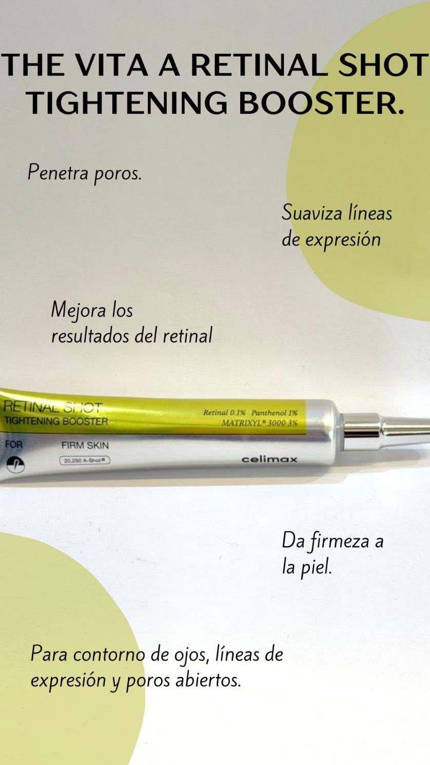 Potenciador Reafirmante Retinal Shot De Celimax, 15 Ml, Para El Tipo De Piel