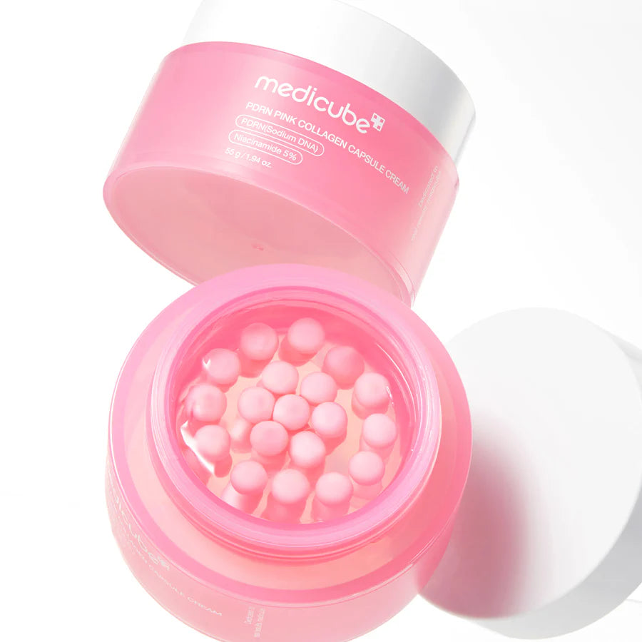 Crema hidratante en ge MEDICUBE - PDRN Pink Collagen Capsule Cream - 55gr