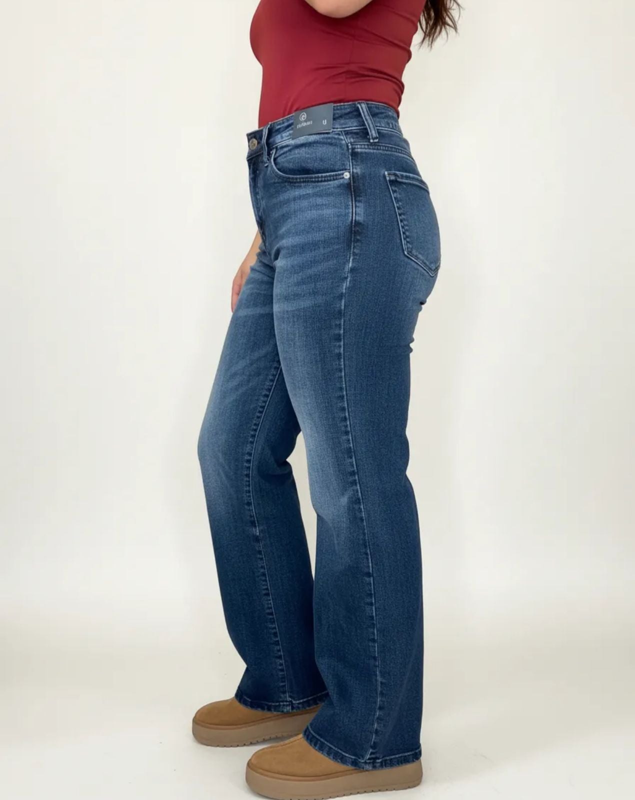 Jeans de Dama corte wide leg