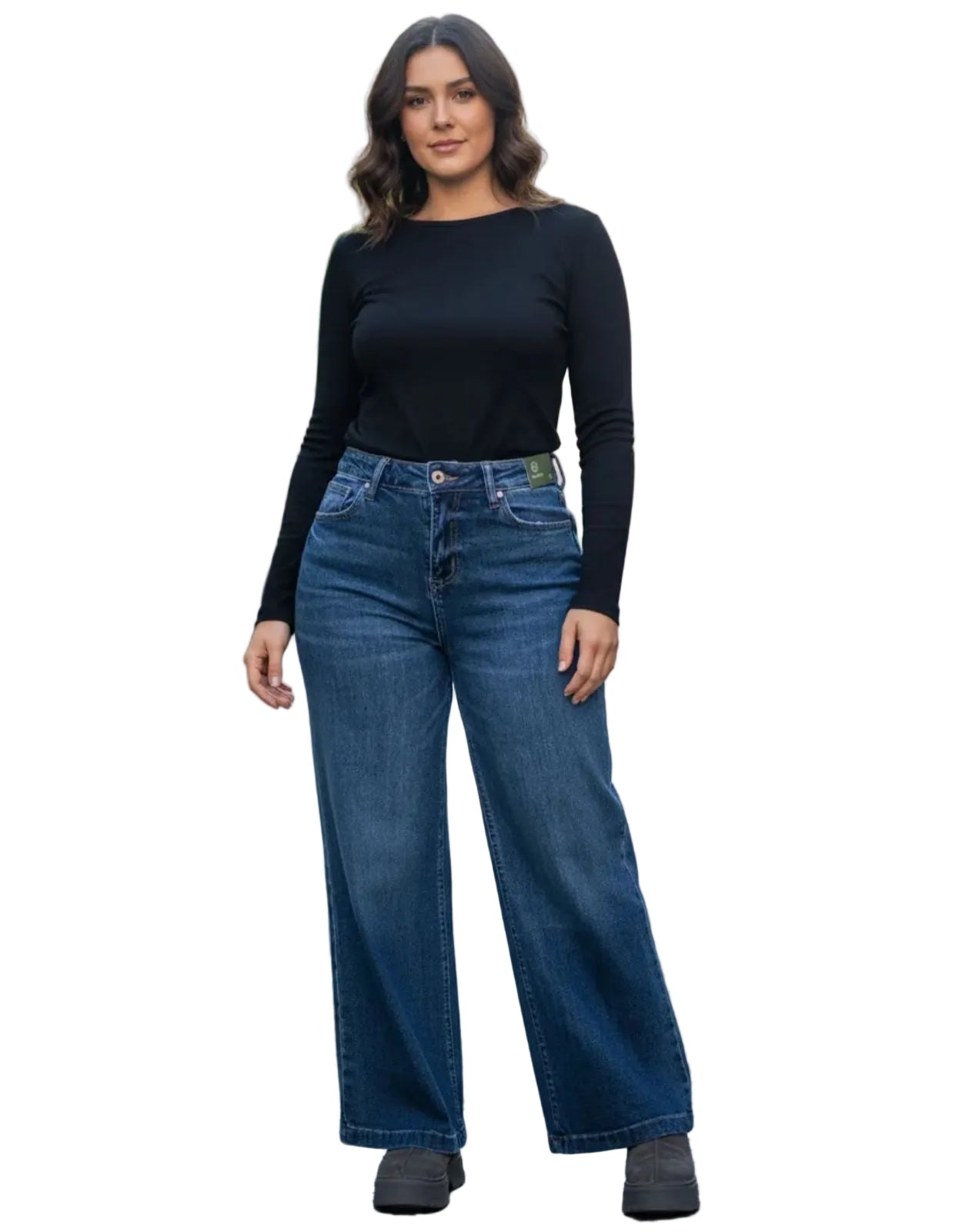 Jeans de Dama corte wide leg