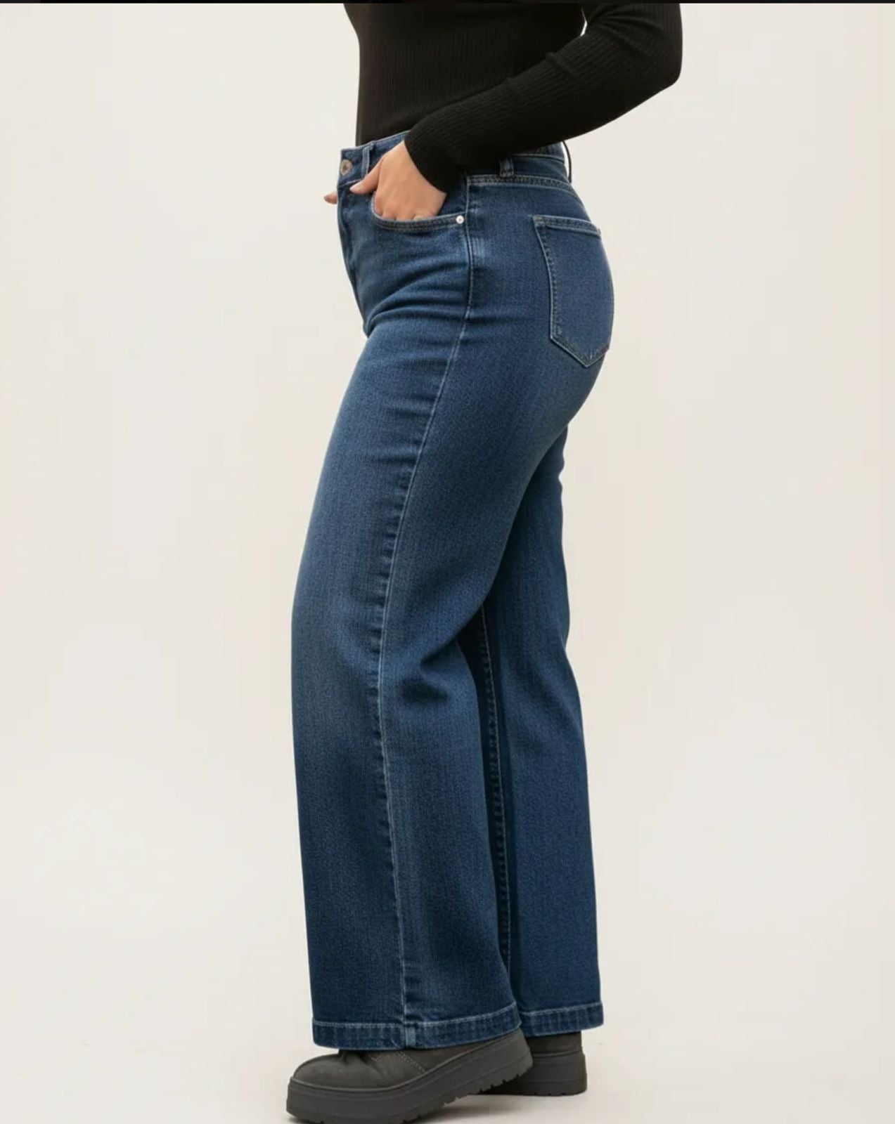 Jeans de Dama corte wide leg