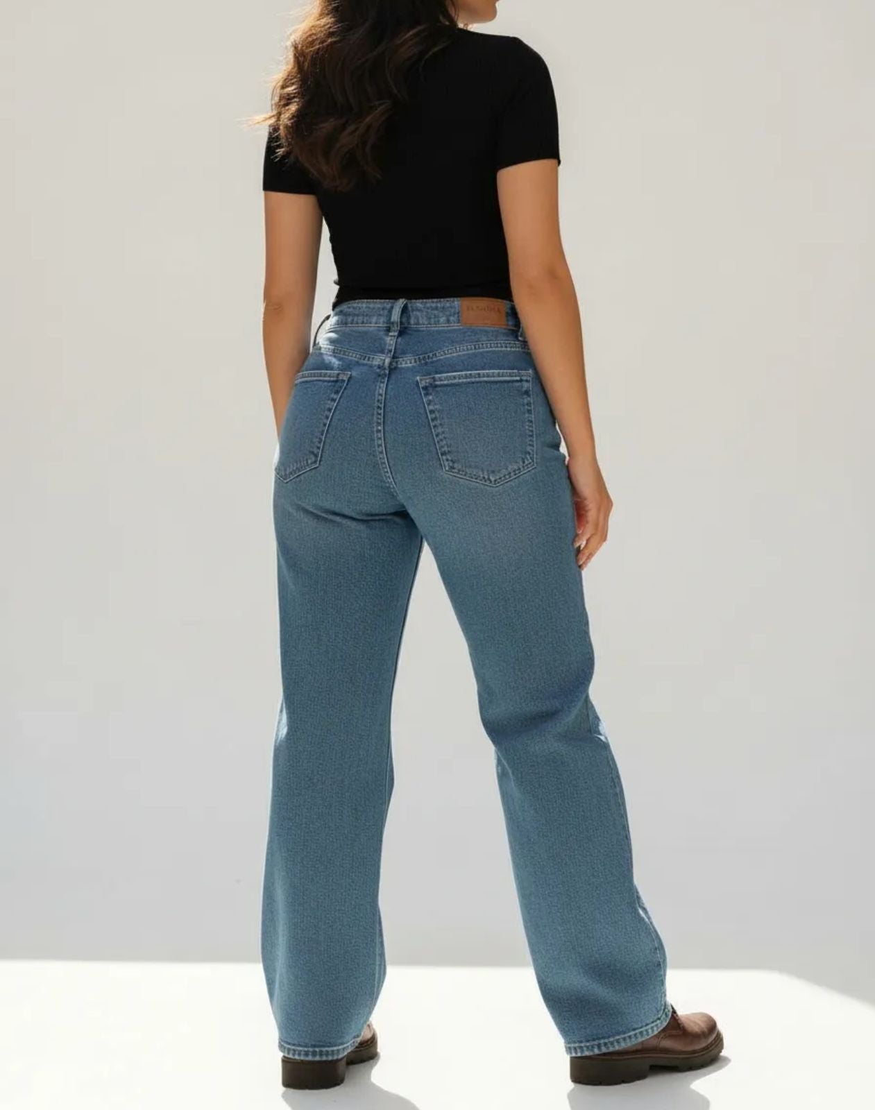 Jeans de Dama corte wide leg