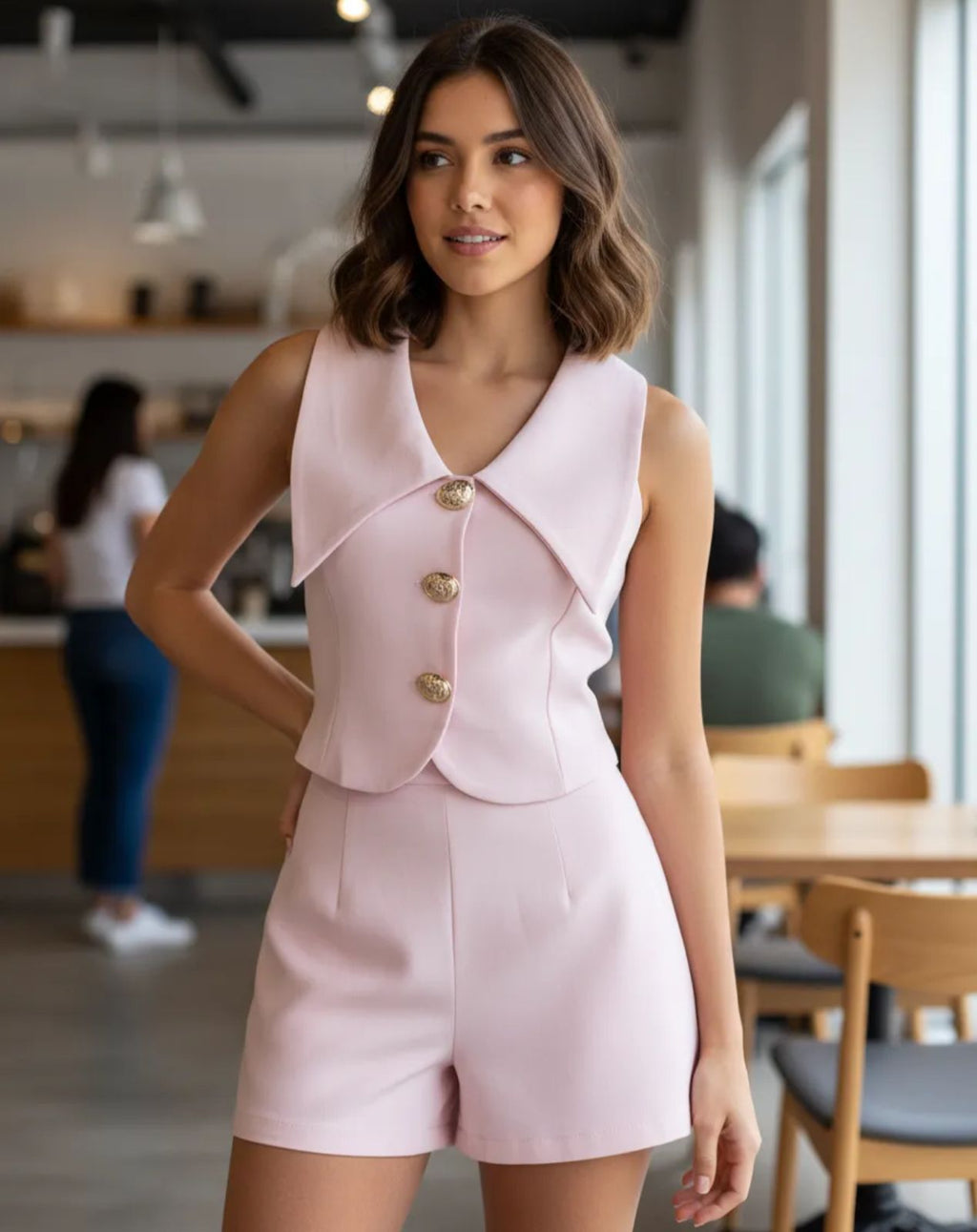 Conjunto de Dama short y saco