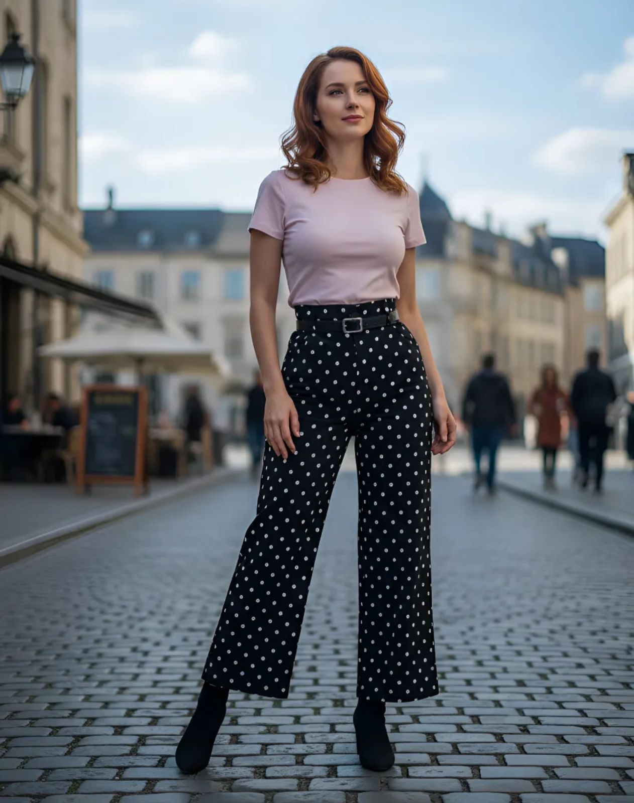 Pantalon de Dama con puntos