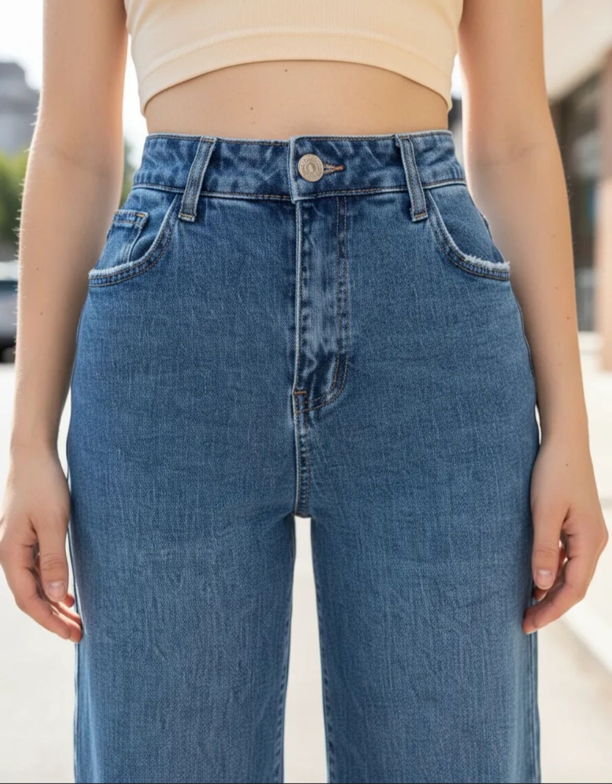 Jeans de Dama wide leg Dezzer Jeans