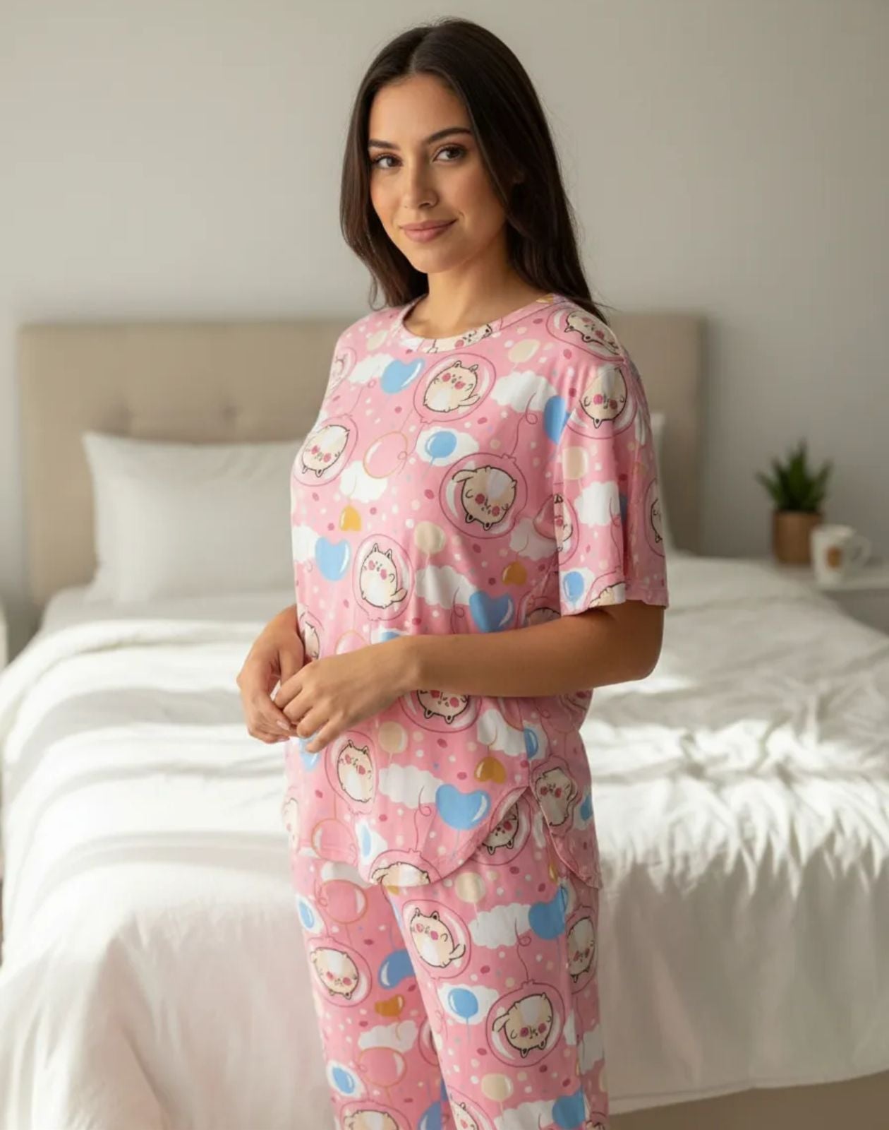 Pijama de Dama de 4 piezas