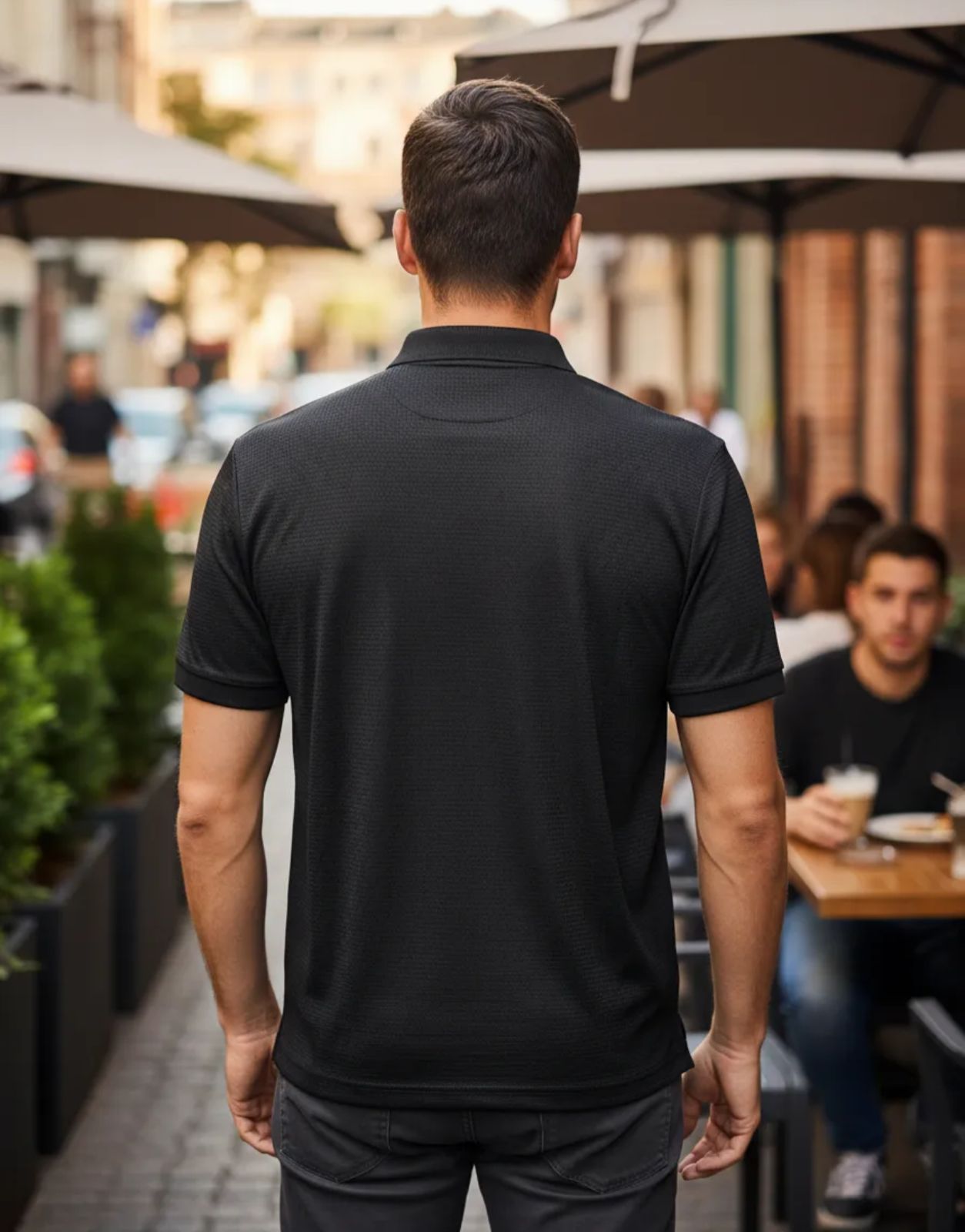 Playera de Caballero tipo Polo Pavini