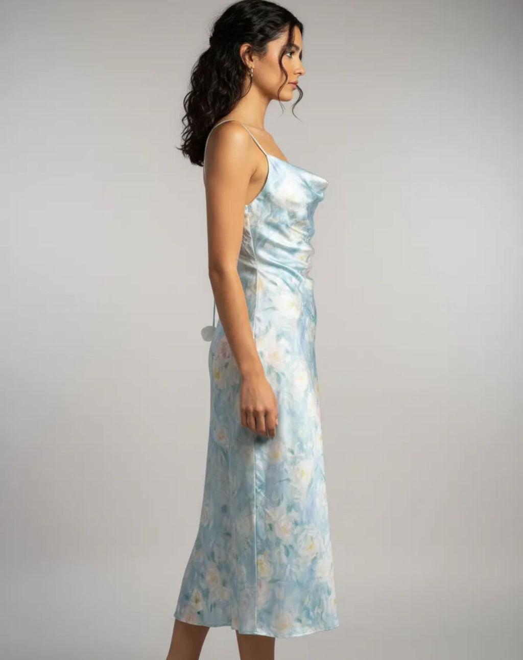 Vestido de Dama largo satinado