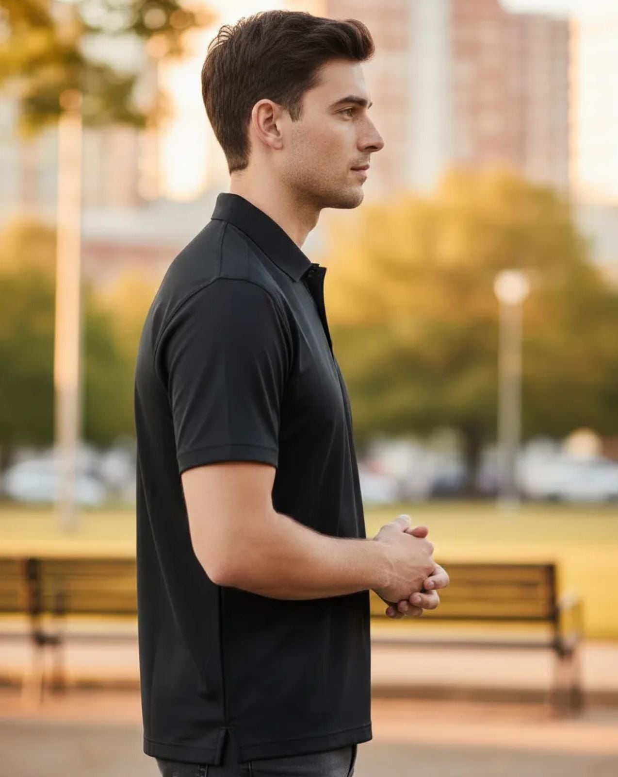 Playera de Caballero tipo polo Pavini