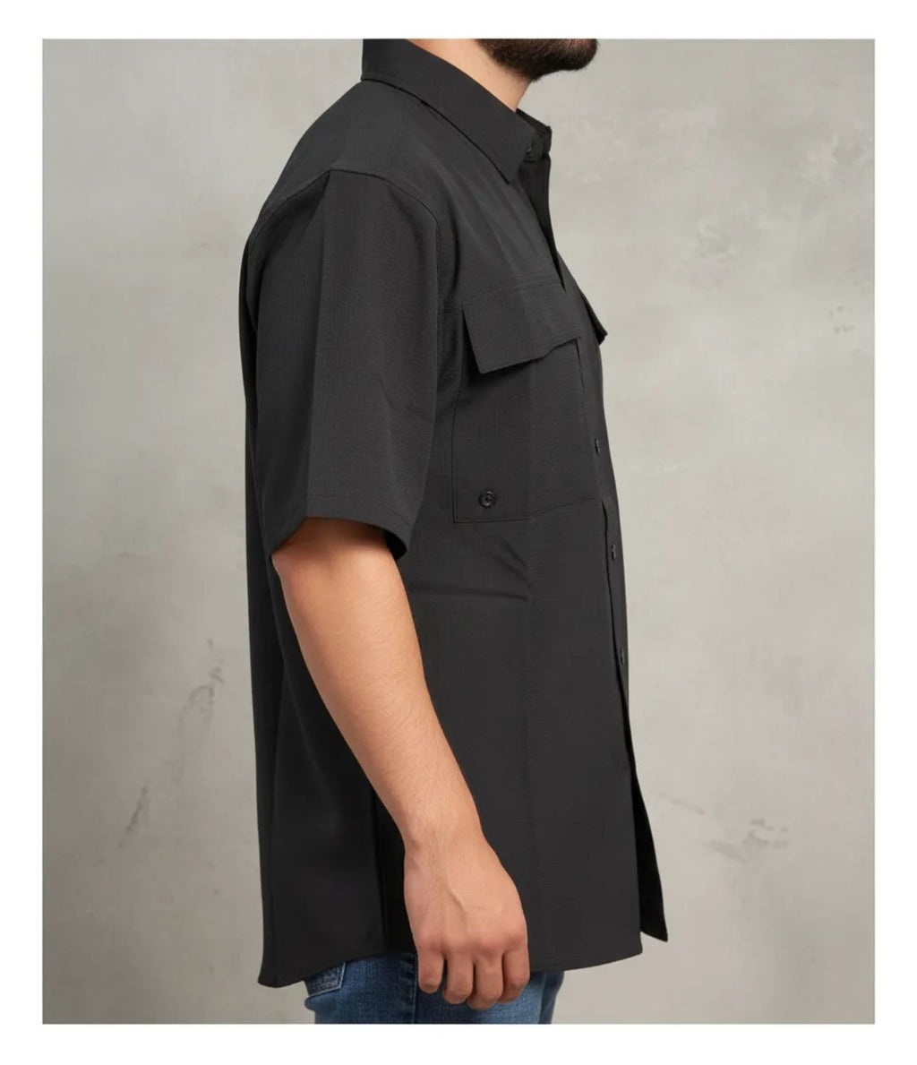 Camisa de pescador manga corta