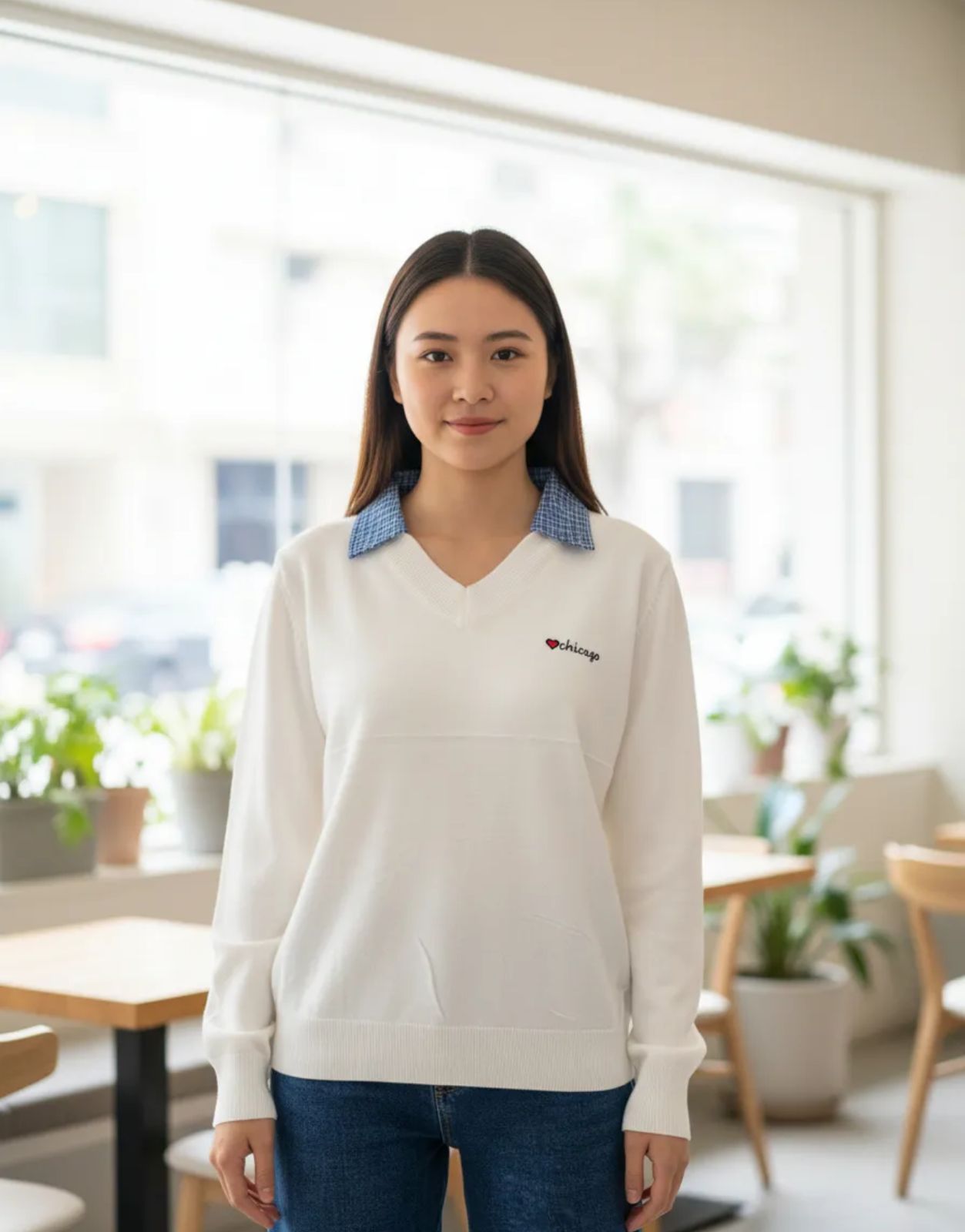 Sueter de Dama cuello polo