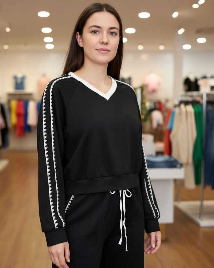 Conjunto de Dama de 2 pzs cuello v