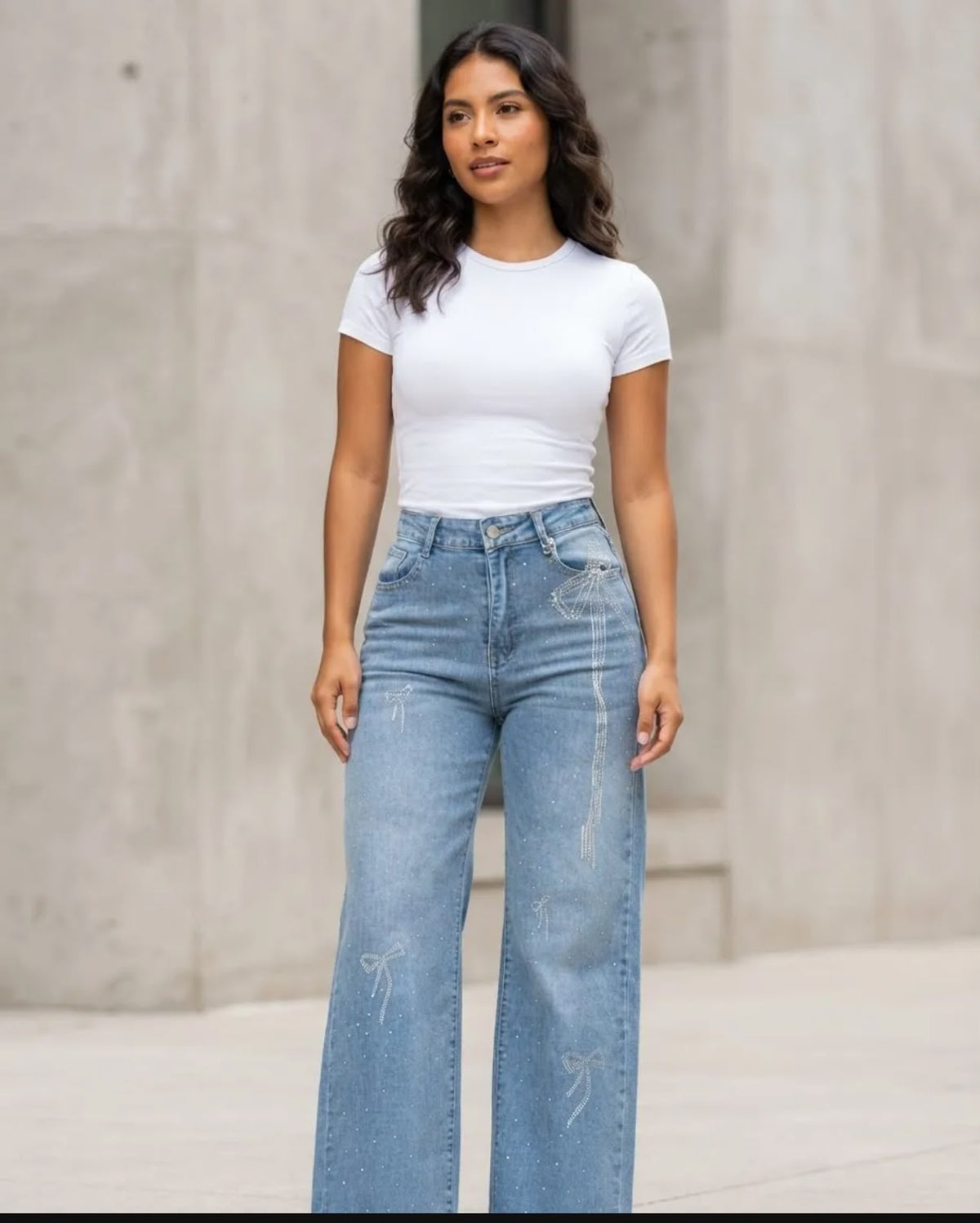 Jeans de Dama corte holgado