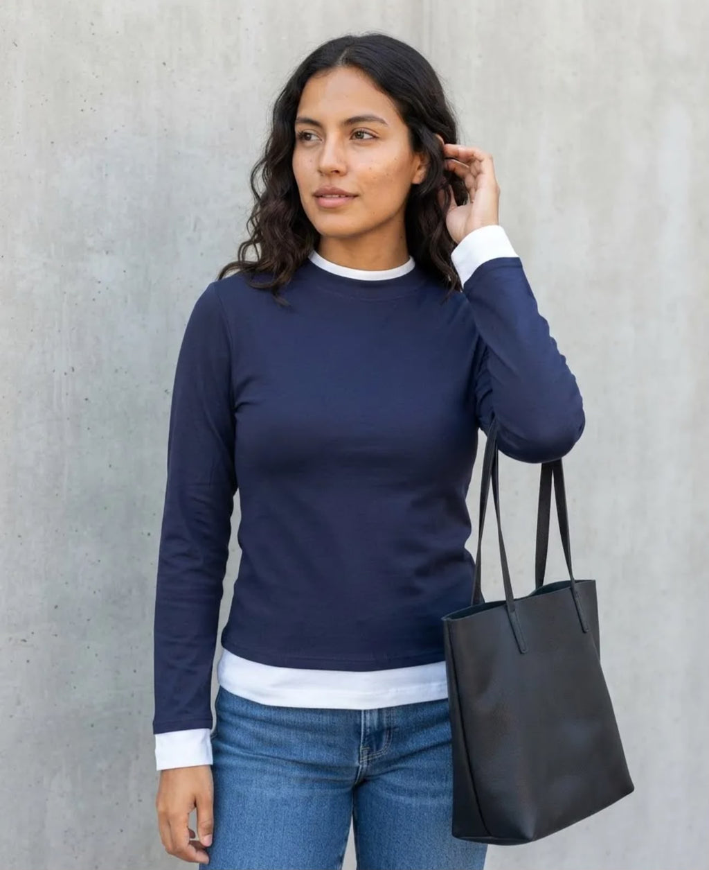 Blusa de Dama Mnaga larga