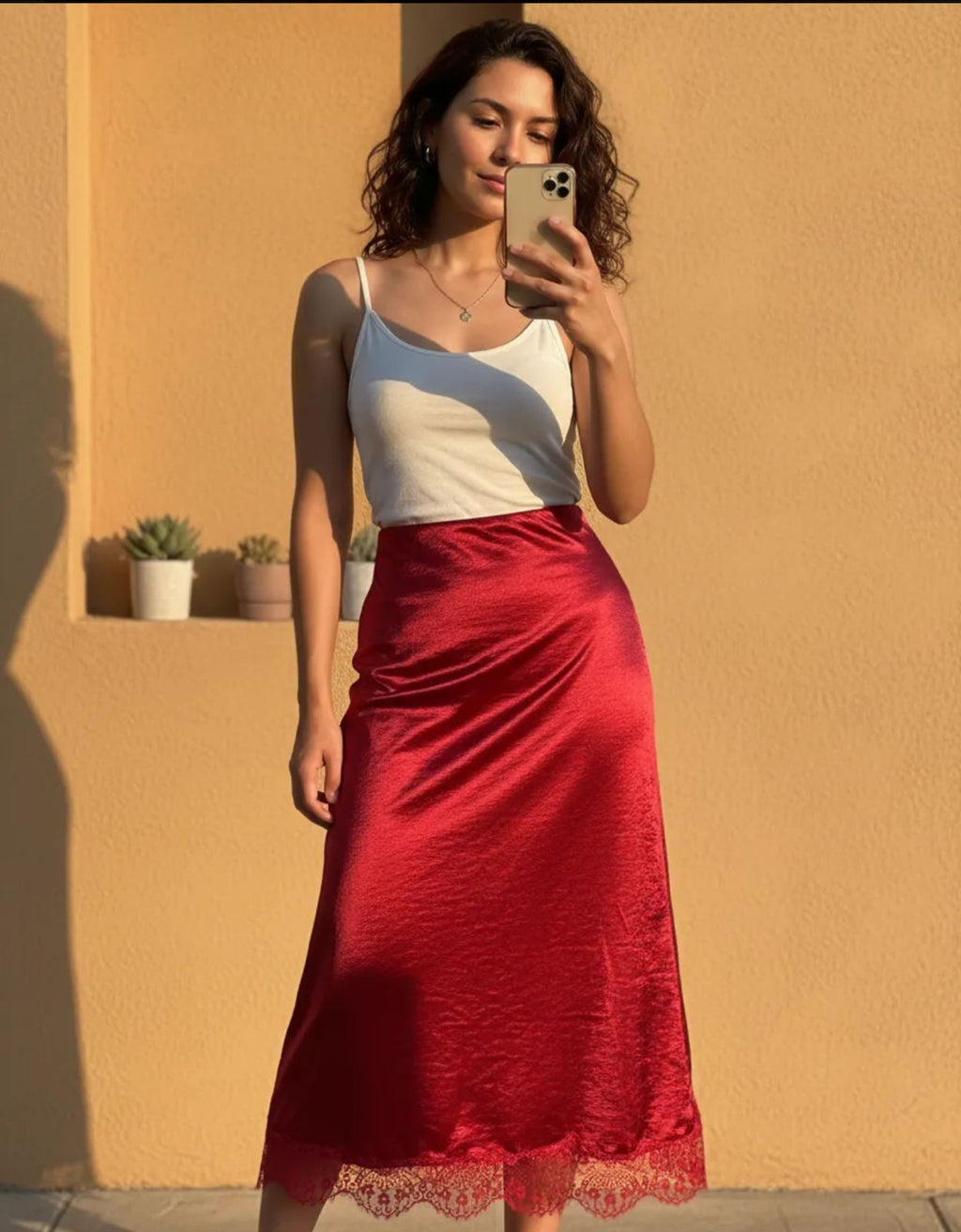 Falda de Dama satin