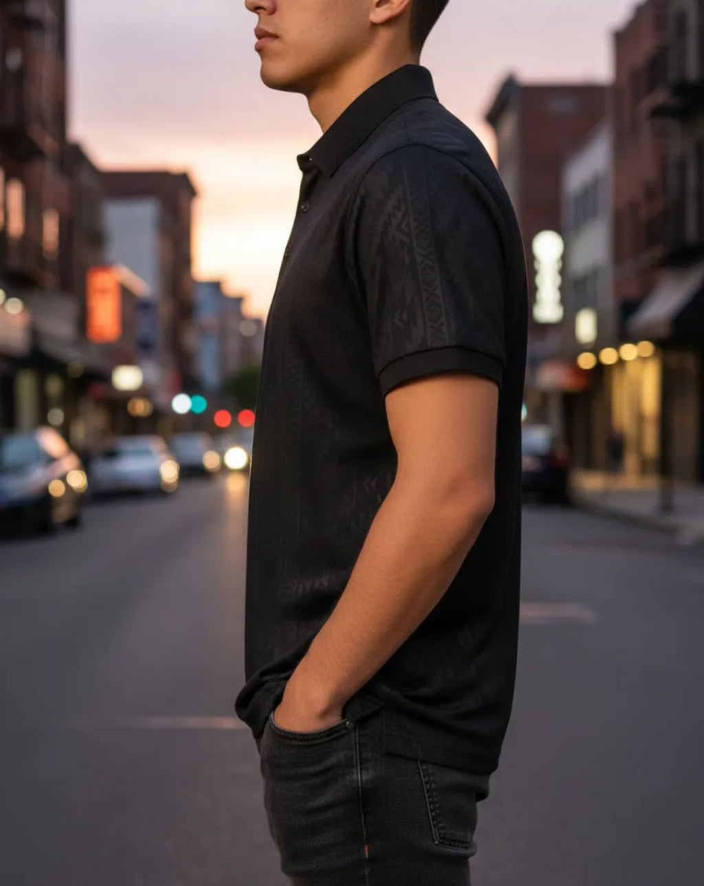 Playera de Cabalero tipo polo pavini