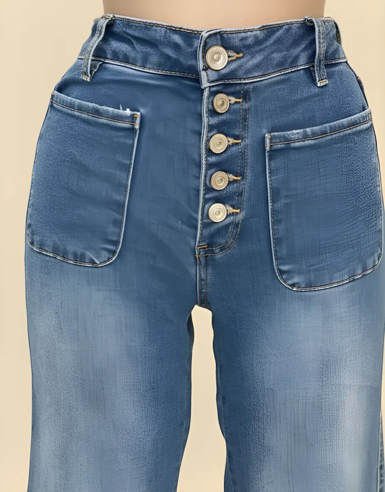 Jeans de Dama corte wide leg