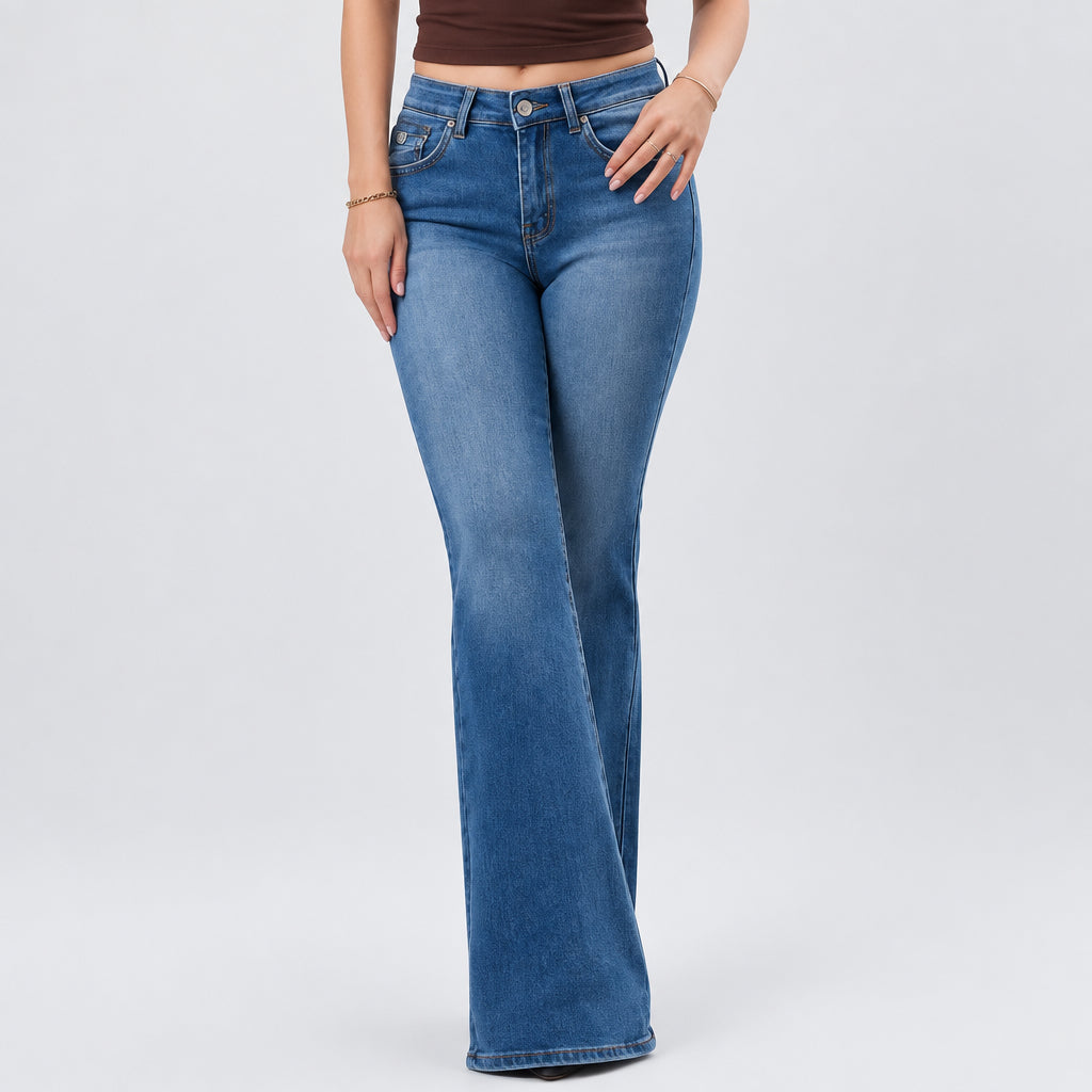 Jeans de Dama corte Bootcut Punto K