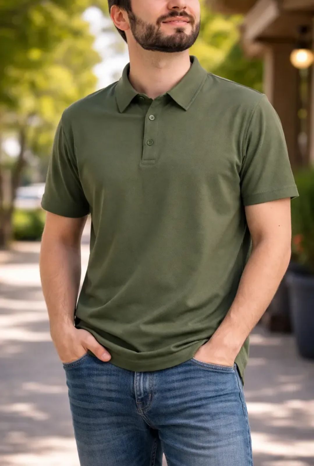 Playera de Caballero tipo Polo- Giovanni Gali