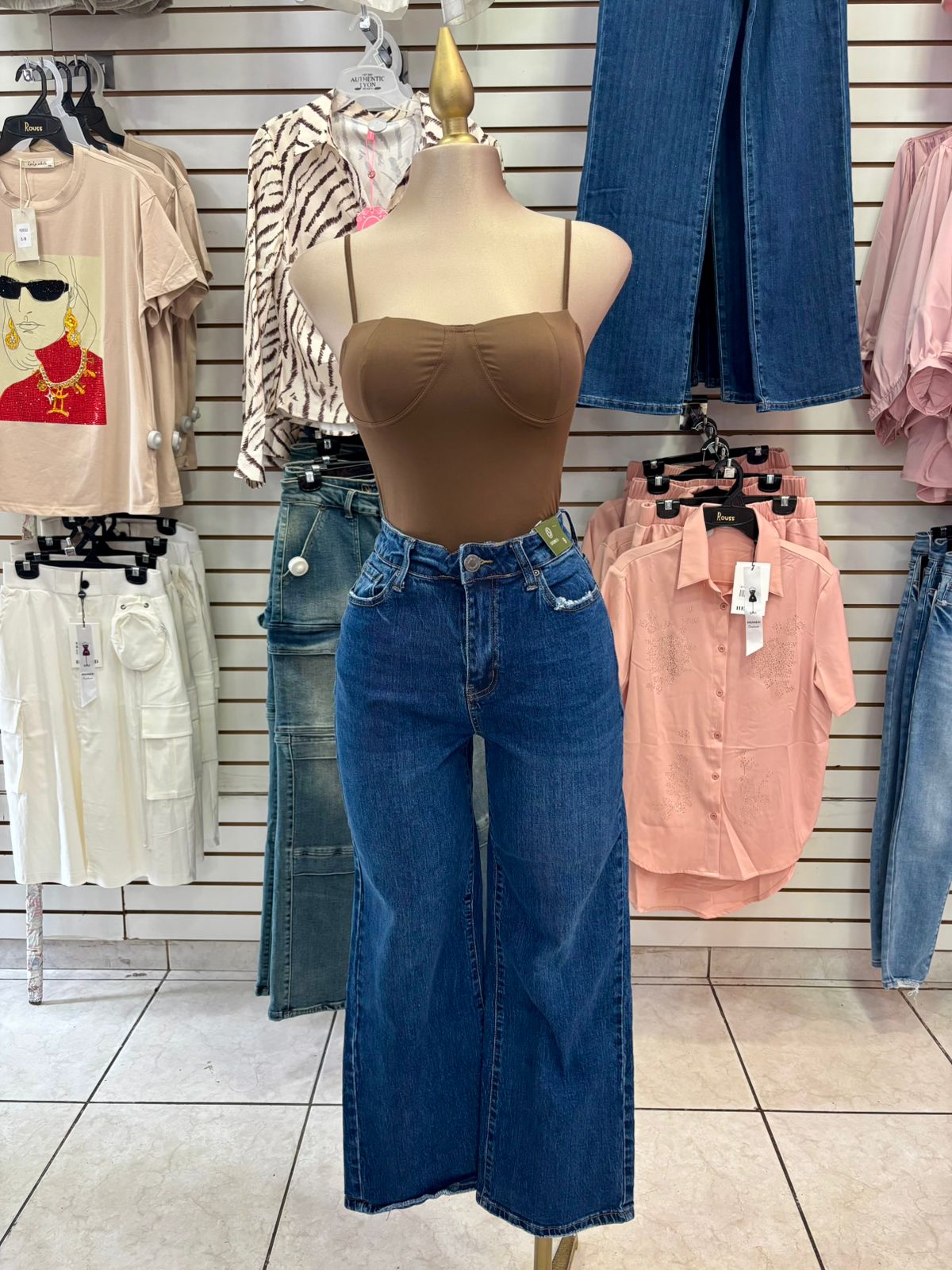 Jeans de Dama corte recto