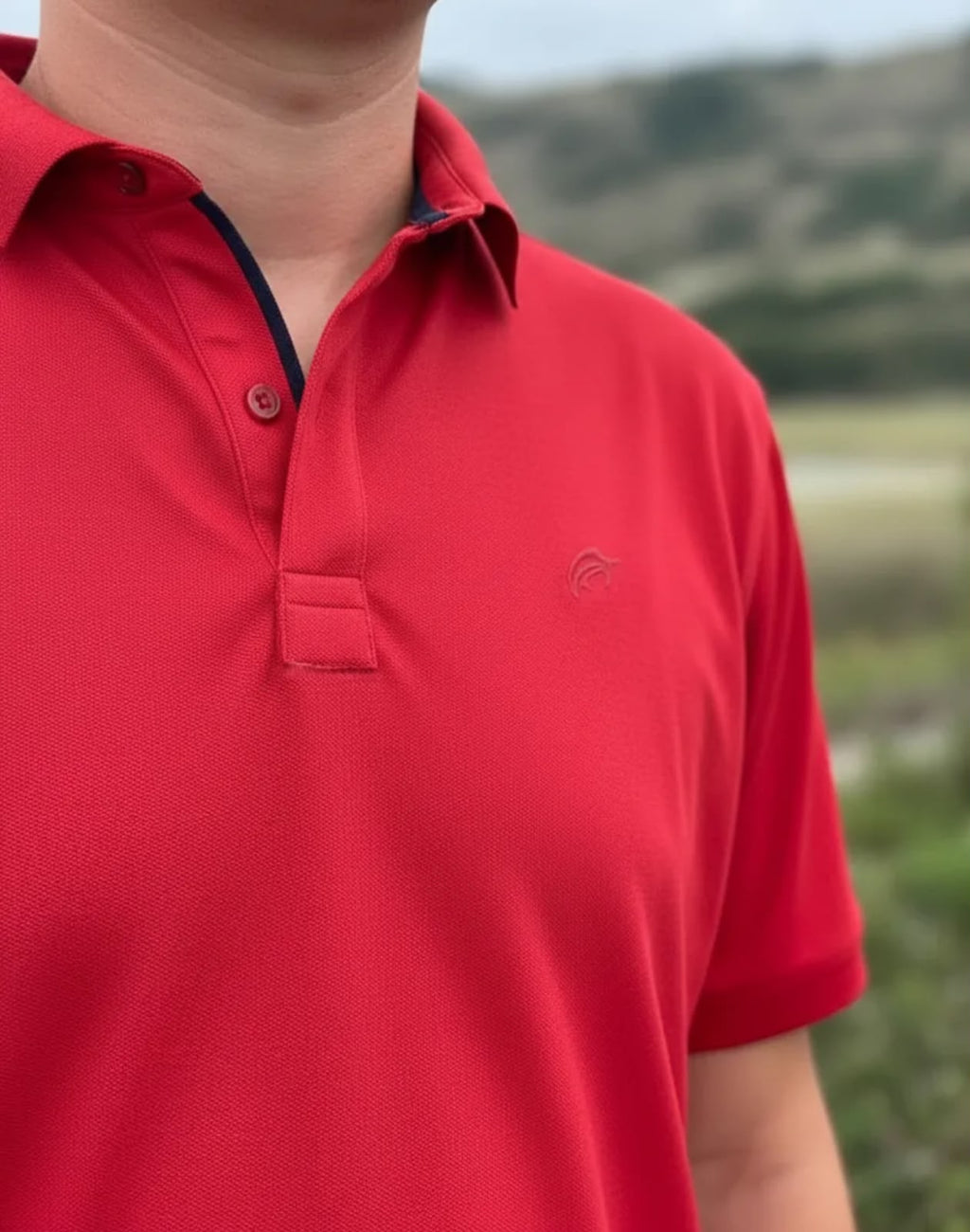 Playera polo de Caballero tipo Pescador