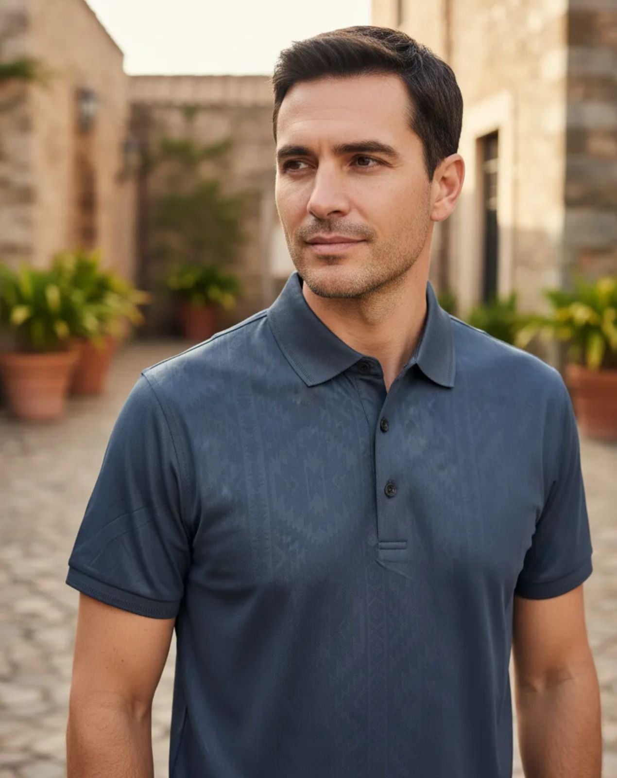 Playera de Cabalero tipo polo pavini