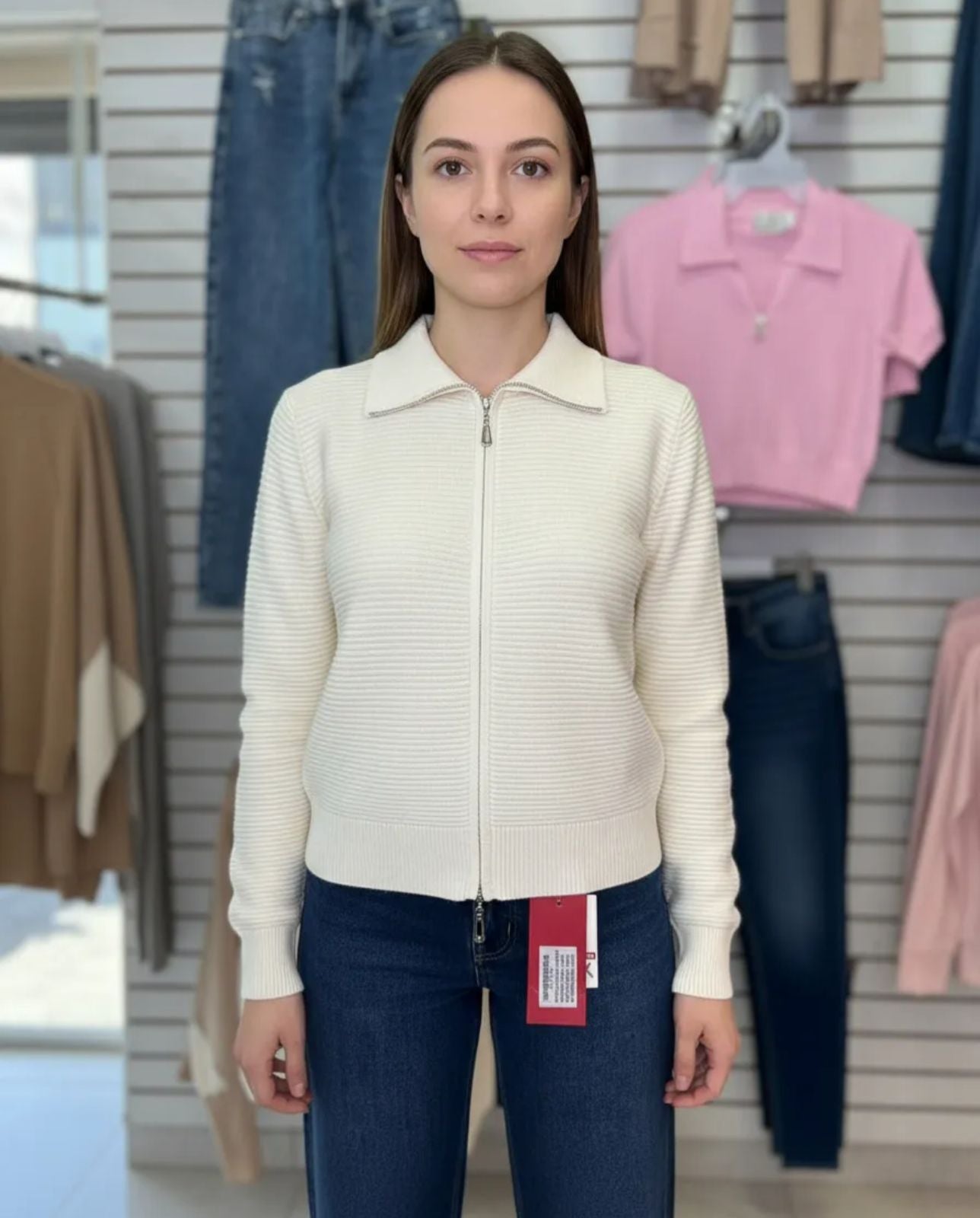 Suéter de Dama con cierre