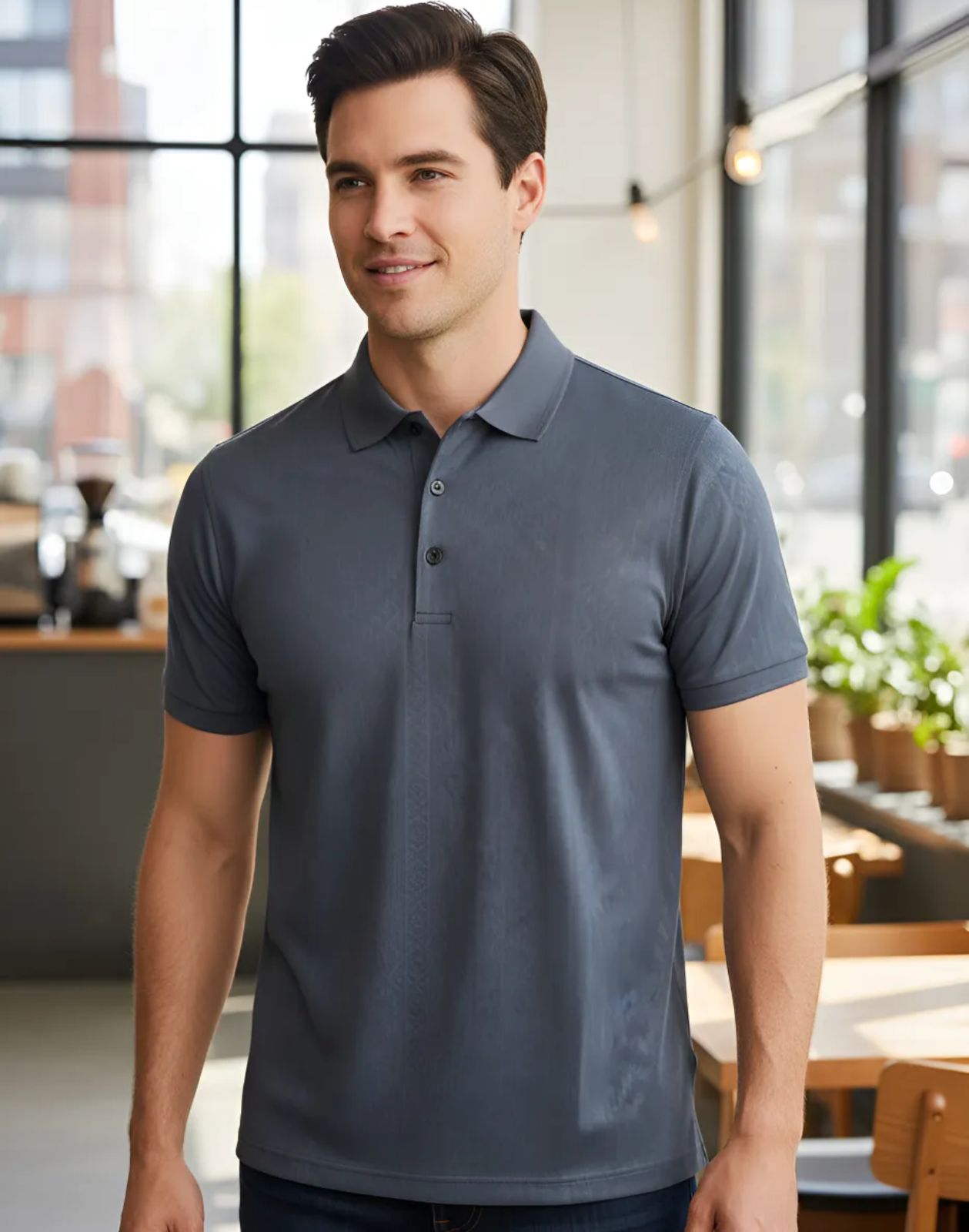 Playera de Cabalero tipo polo pavini