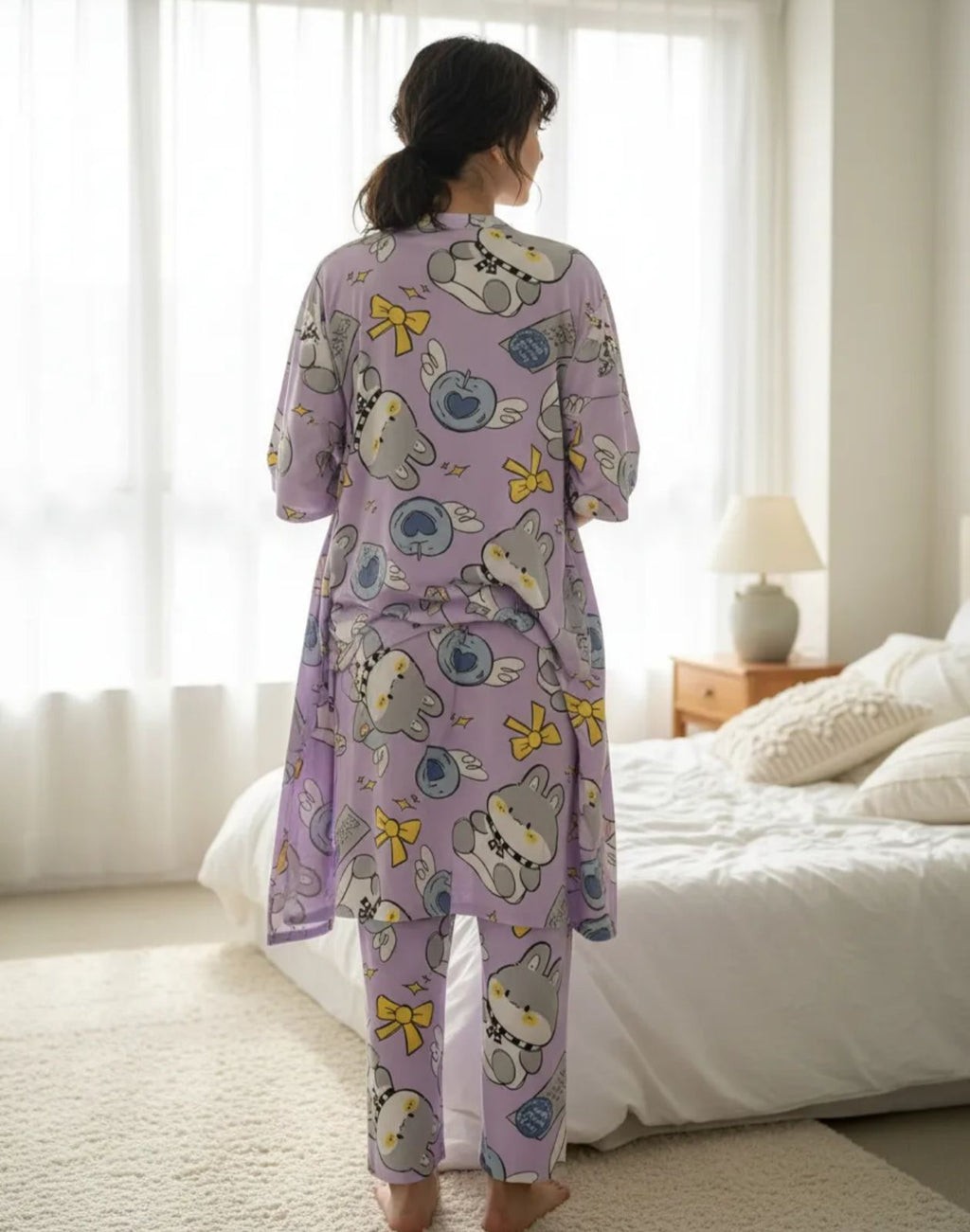 Pijama de Dama de 4 piezas