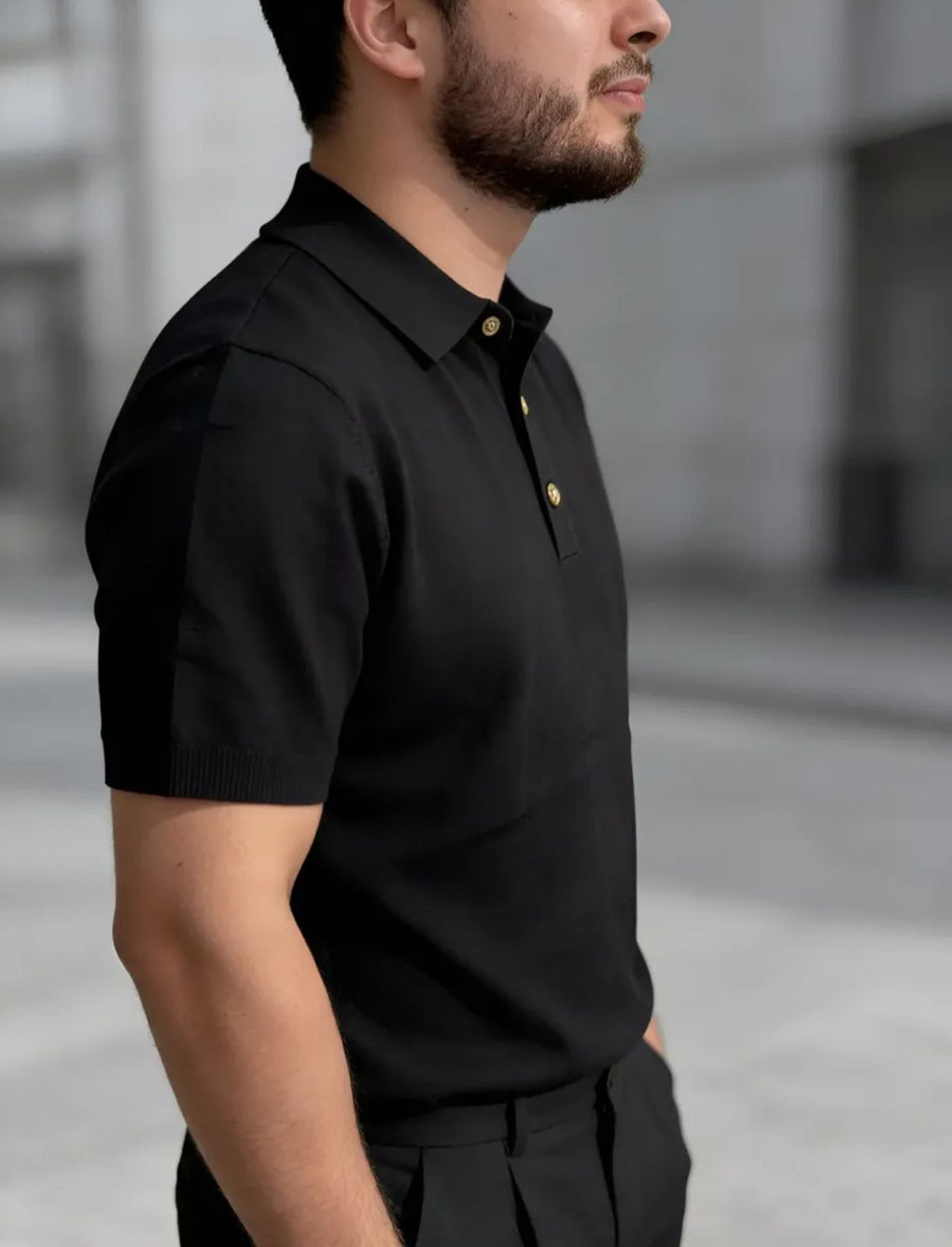 Playera de Caballero tipo polo