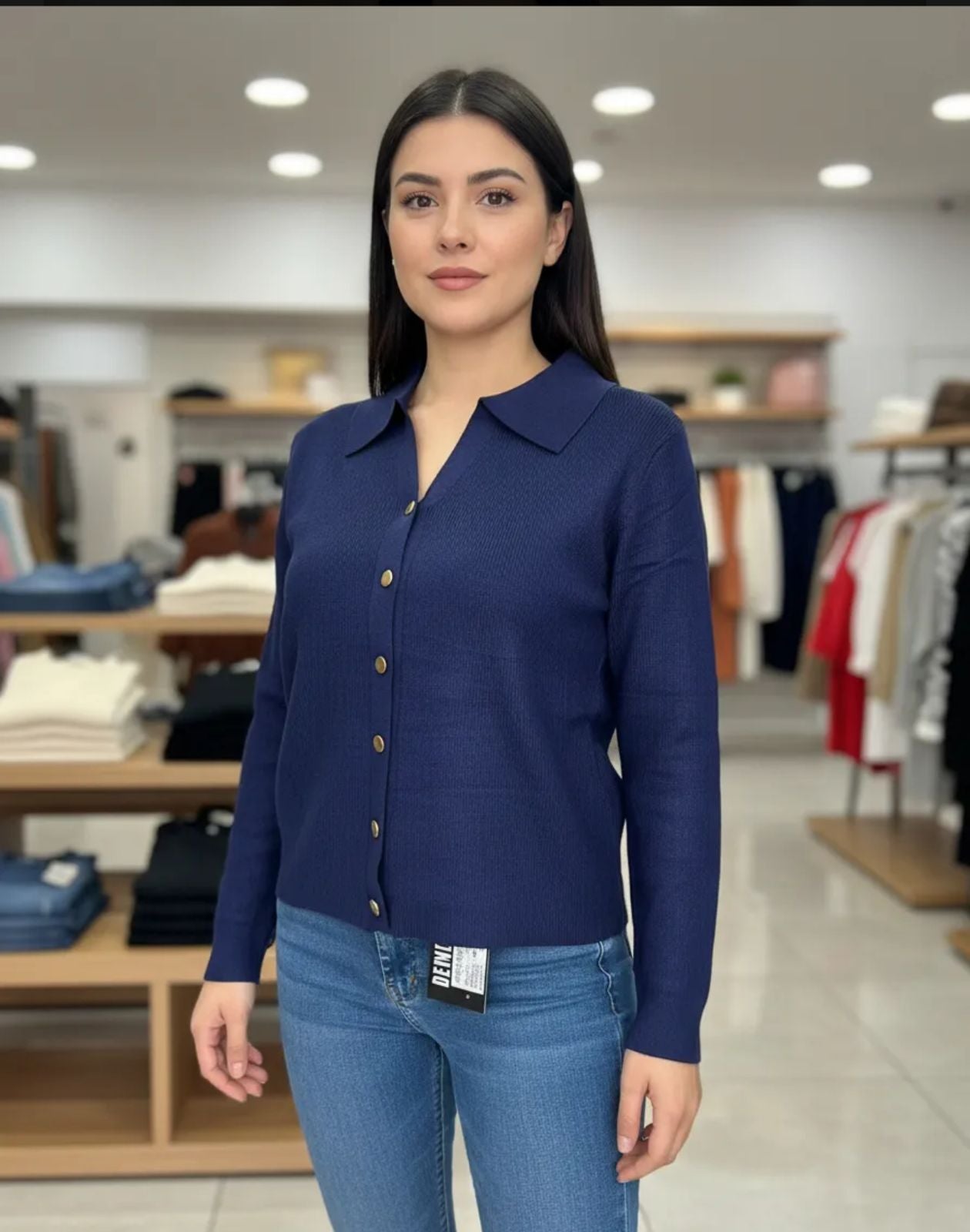 Sueter de Dama con botones Coco Moda