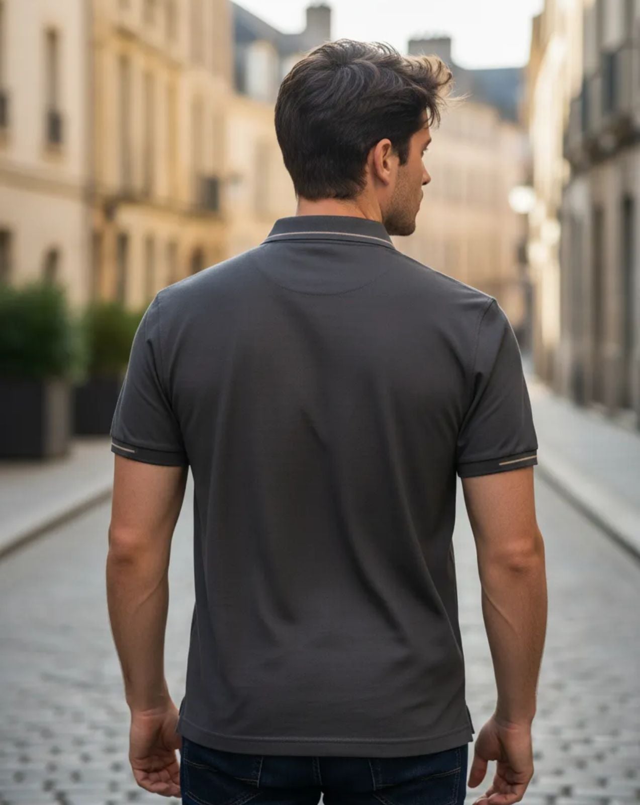 Playera de Caballero tipo polo Pavini