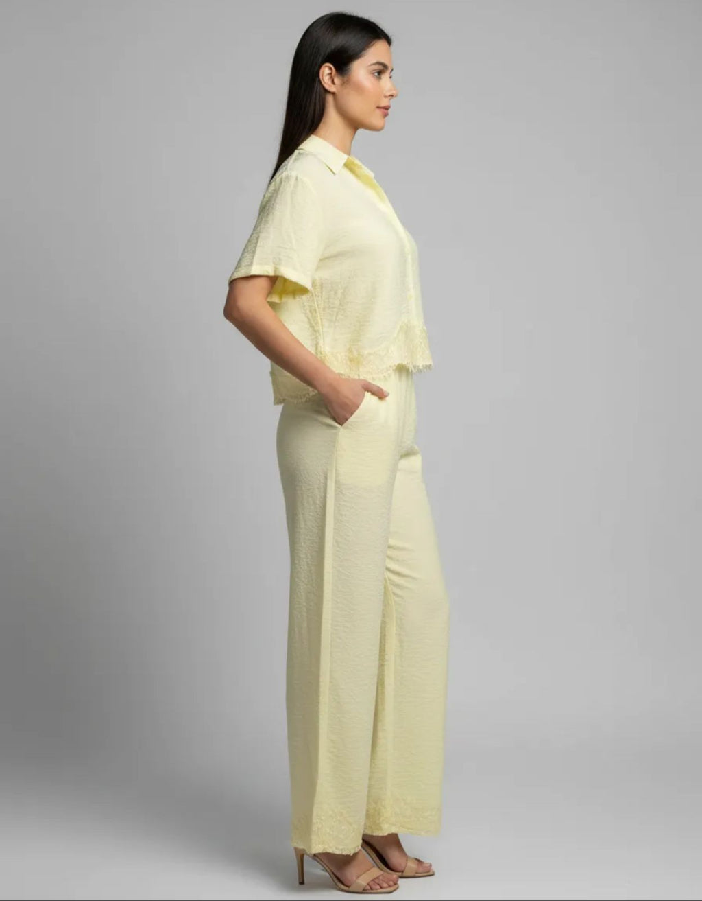 Conjunto de Dama 2 piezas camisa y pantaloon