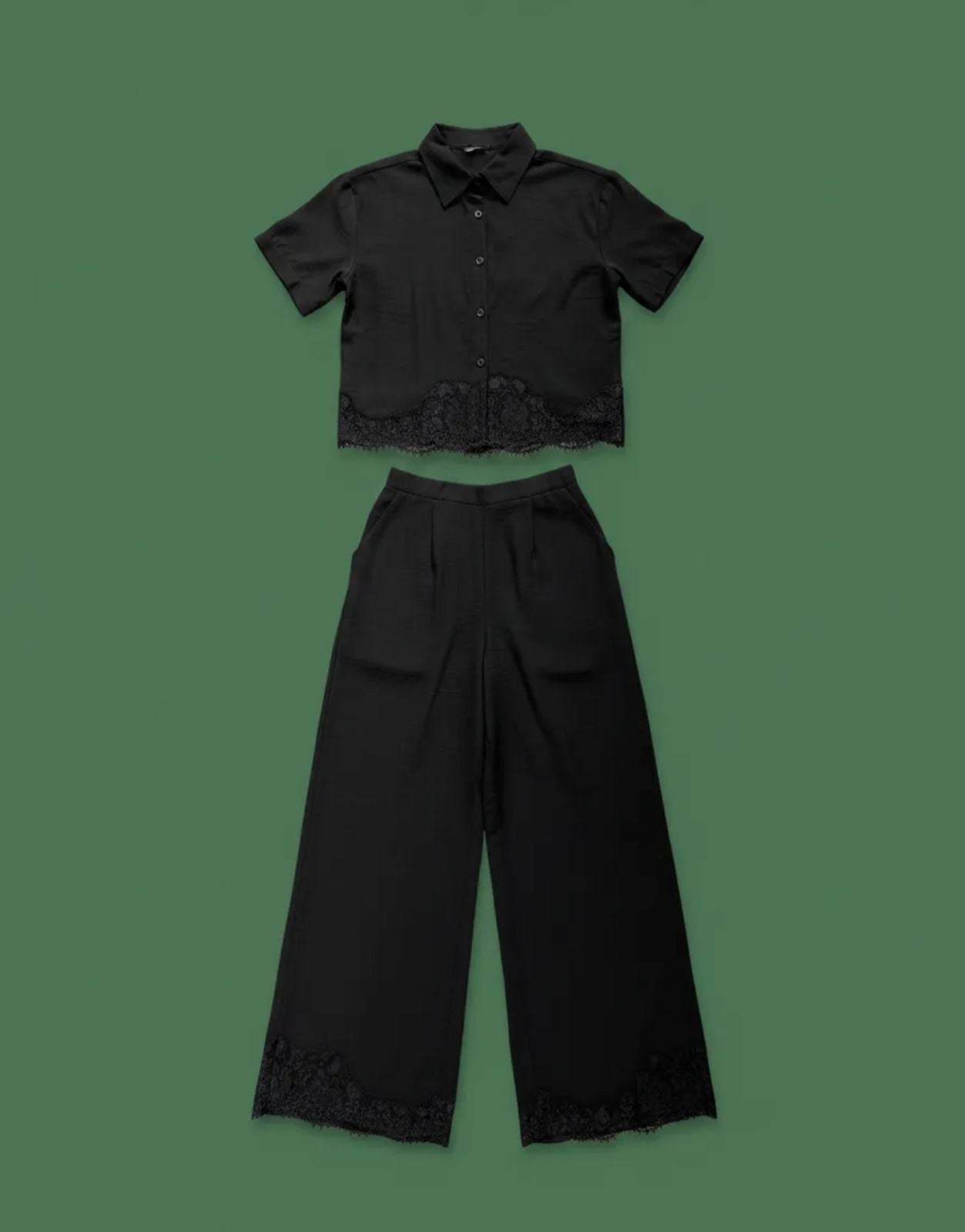 Conjunto de Dama 2 piezas camisa y pantaloon