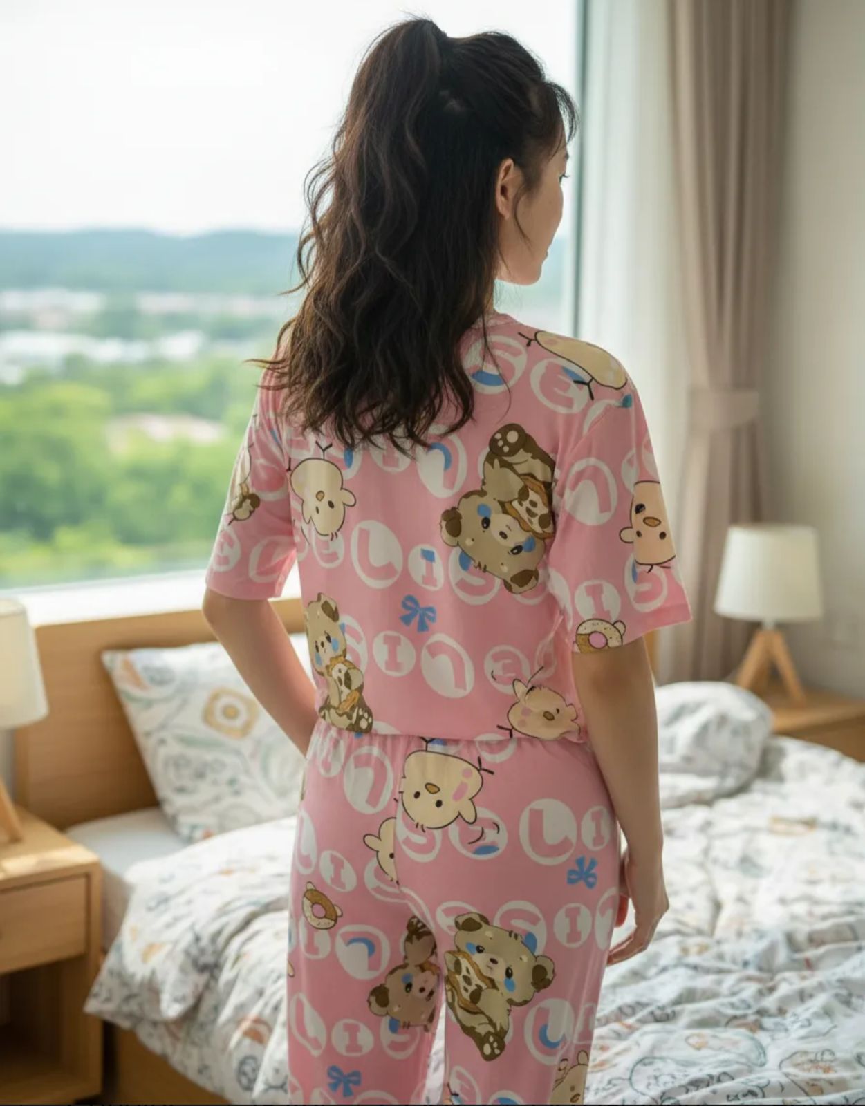 Pijama de Dama de 4 piezas