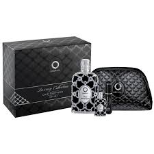 Set de Perfume para Hombre Orientica Luxury Collection Oud Saffron 80ml EDP 4 Pzas