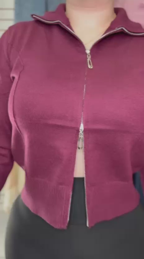 Suéter de Dama con cierre