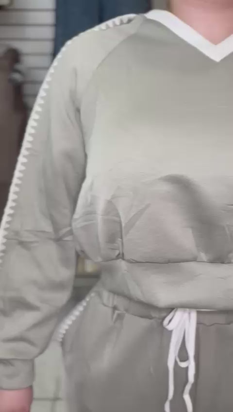 Conjunto de Dama de 2 pzs cuello v