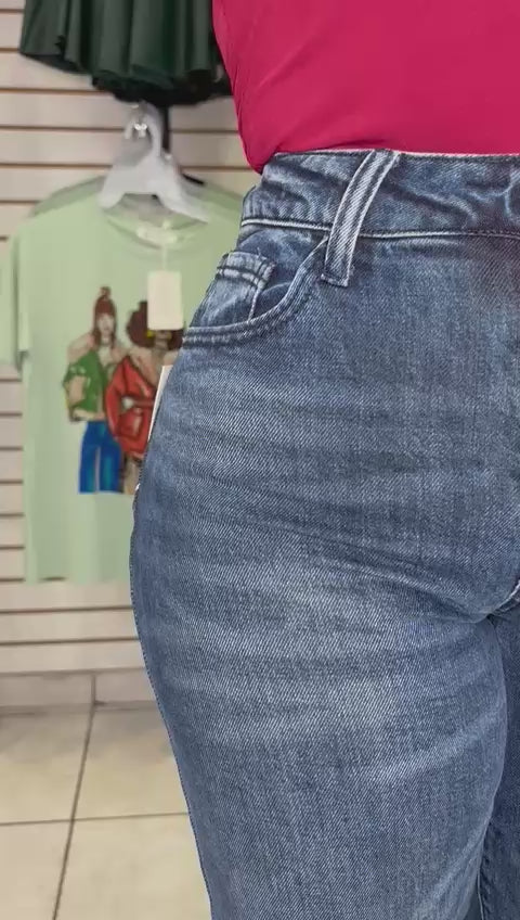 Jeans de Dama corte wide leg
